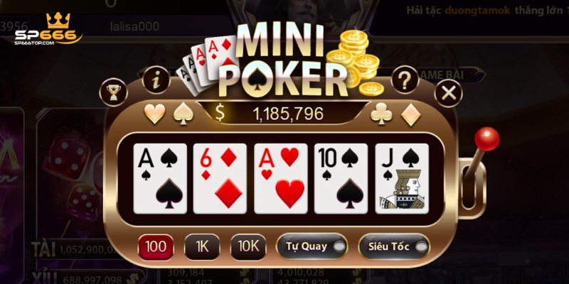 Game Mini Poker - Chi Tiết Cách Quay Cực Chuẩn Tại SP666 3 Lưu ý quan trọng khách hàng mới cần chú trọng